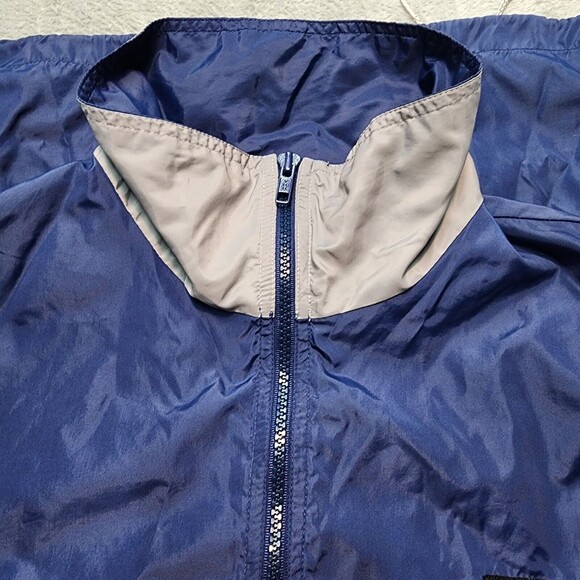 Vintage Nike Anorak Windbreaker Jacket Men's Size XL Blue Grey Athletic 80s - Picture 4 of 16